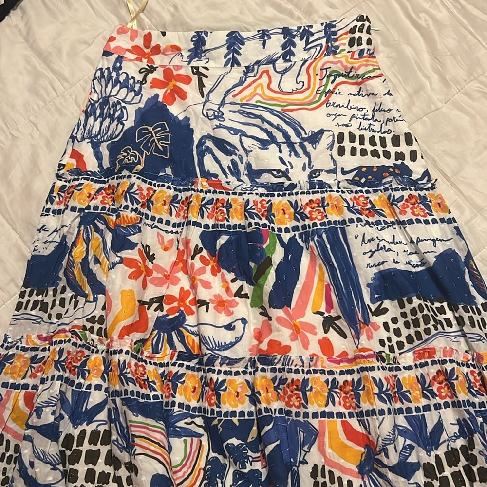 FARM Rio Multicolor Patterned Skirt - Picture 3 of 4